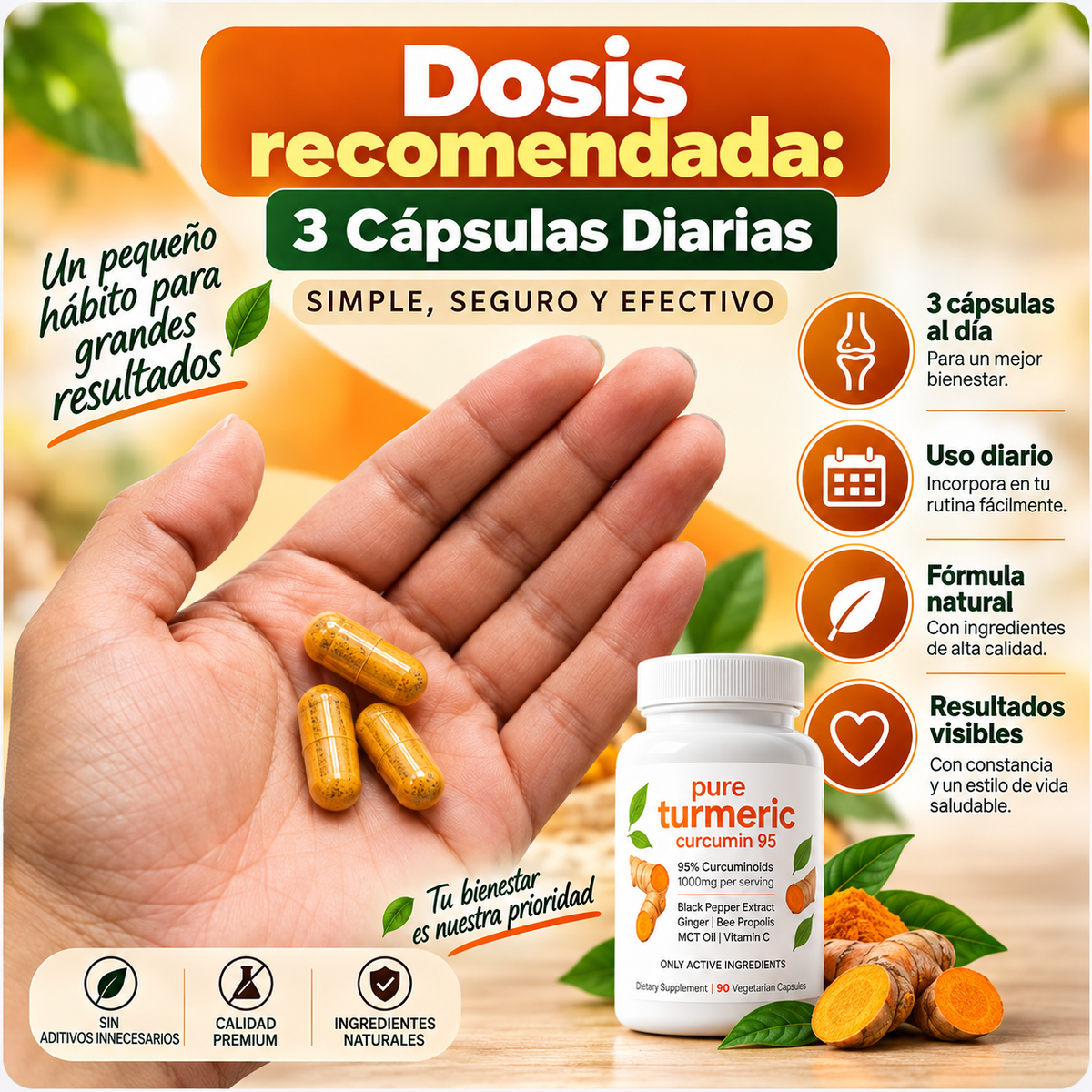 Pure Turmeric Curcumin 95